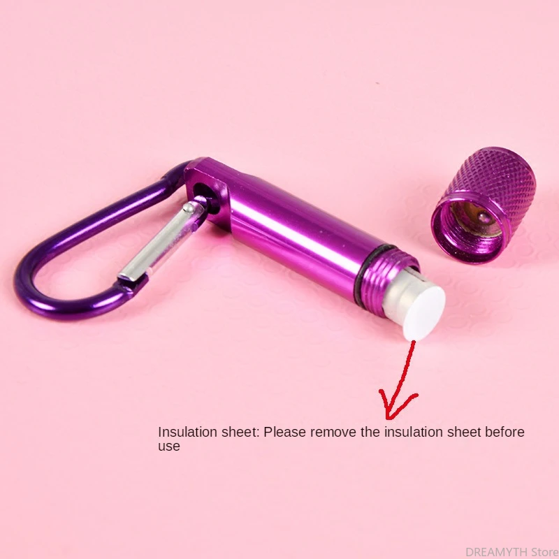 Customized LED Flashlight Key Ring, Mini Outdoor Torch, Logo Printing, Free Club, Promotional Gift, Party Gift, 100Pcs Lot - Image 3