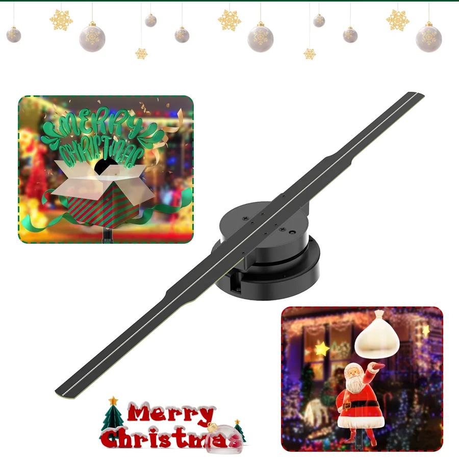 42CM Wifi 3D Hologram Projector Fan Remote Wifi Control 3d led projector Display Player Holographic Advertising Projector - Image 4